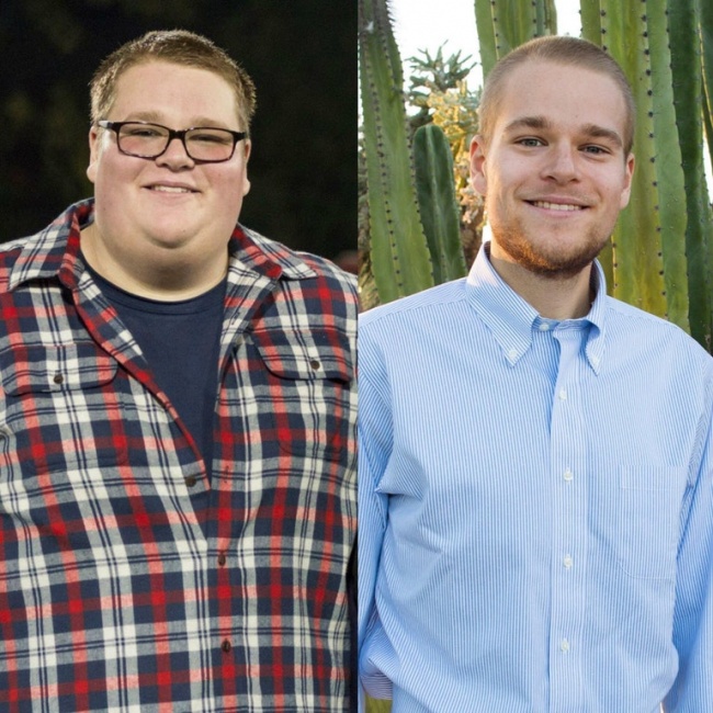 Anh ấy đã giảm hơn 90kg trong 3 năm và hoàn toàn thành con người khác.