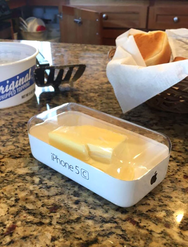 Hộp đựng bơ của bà
