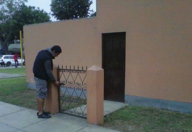 Ngôi nhà có cánh cổng an toàn nhất thế gian