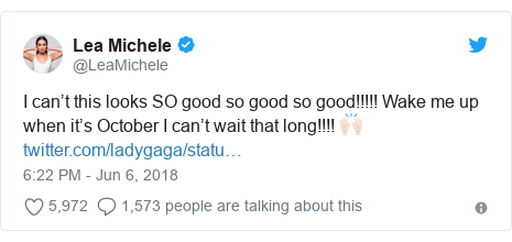 Đoạn chia sẻ của nữ ca sĩ Lea Michele trên twitter.