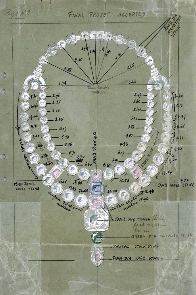 Cartier vẫn còn lưu giữ bản thiết kế cổ xưa của chiếc vòng tựa như “dòng thác kim cương” - Jeanne Toussaint