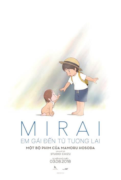 “Mirai: Em Gái Đến Từ Tương Lai” khởi chiếu ngày 03.08.2018
