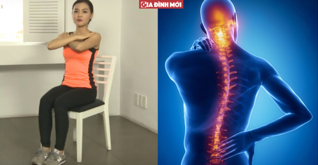 Chỉ một động tác với ghế giúp giảm đau lưng lại eo thon ai cũng có thể làm được 0