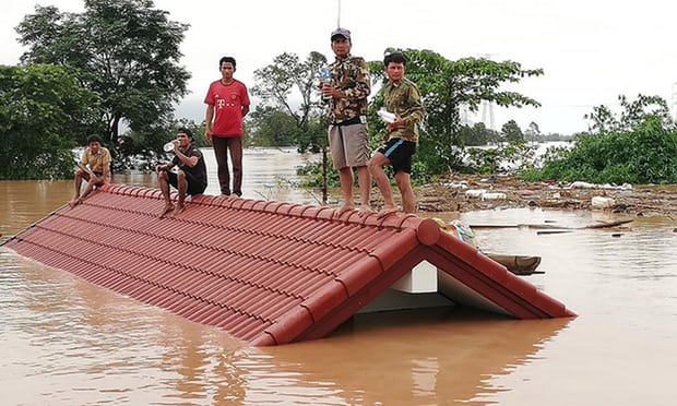 Vẫn còn hàng ngàn người mắc kẹt chưa được giải cứu sau vụ vỡ đập thủy điện ở Lào
