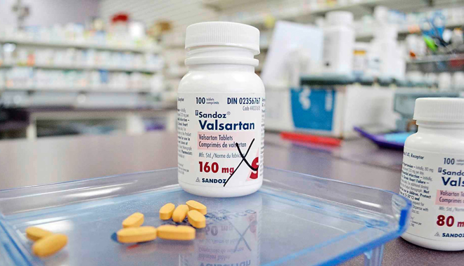 Thuốc Valsartan bị thu hồi ở Canada - Ảnh: Michael Lee/The Brandon Sun