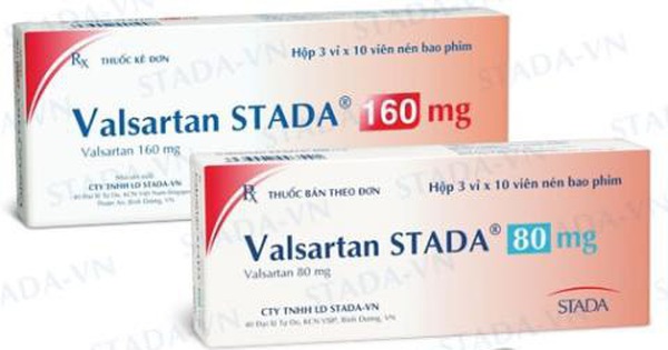 Một loại thuốc Valsartan STADA 80mg đã được yêu cầu thu hồi ở Việt Nam.