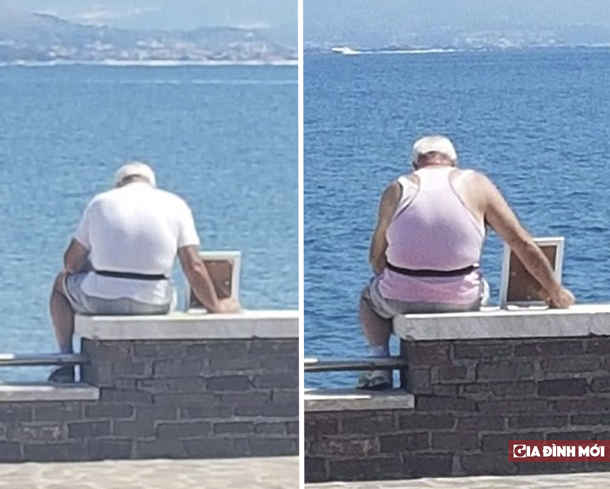 Cụ ông 70 tuổi mang di ảnh của vợ đi ngắm biển mỗi ngày vì 'không muốn ở một mình' 0