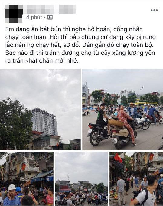 Xôn xao thông tin động đất ở Hà Nội, người dân hoảng loạn đổ đầy ra đường 2