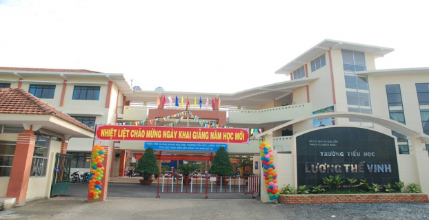   Ngôi trường tiểu học Lương Thế Vinh tại quận Gò Vấp, TP HCM - Ảnh: Internet  