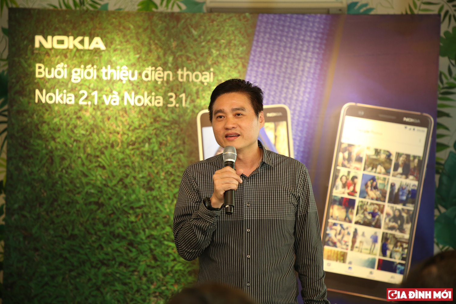 Ông Kyler Tan – Giám đốc Điều hành HMD Global tại Việt Nam tại buổi ra mắt giới thiệu Nokia 2.1 và Nokia 3.1