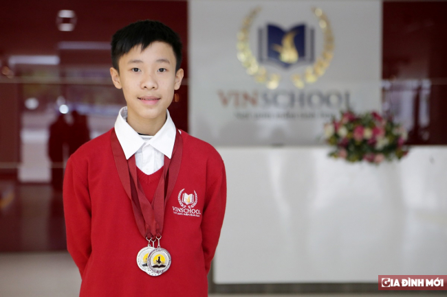   Nguyễn Tử Minh - học sinh trường THCS Vinschool The Harmony (Hà Nội) xuất sắc đạt kết quả 8.0 IELTS  