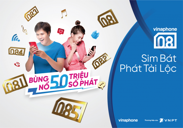 VinaPhone chính thức mở bán dải sim 'Phát tài lộc' 08x 1