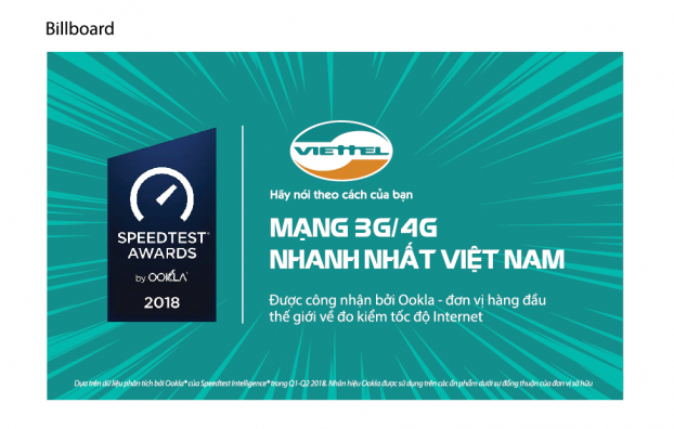 Viettel là mạng di động nhanh nhất Việt Nam 4
