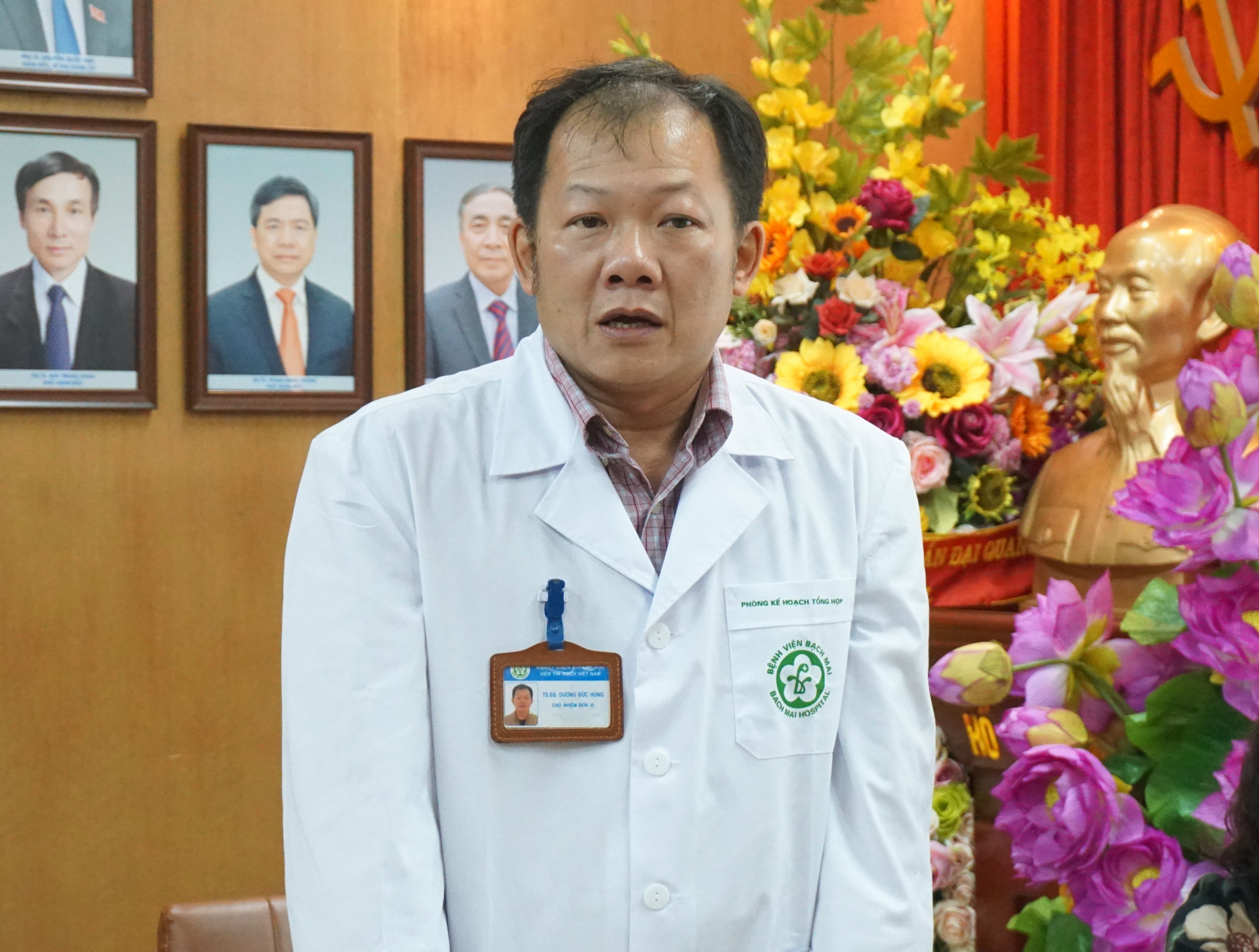 Bác sĩ Dương Đức Hùng, Trưởng phòng Kế hoạch Tổng hợp, Bệnh viện Bạch Mai 