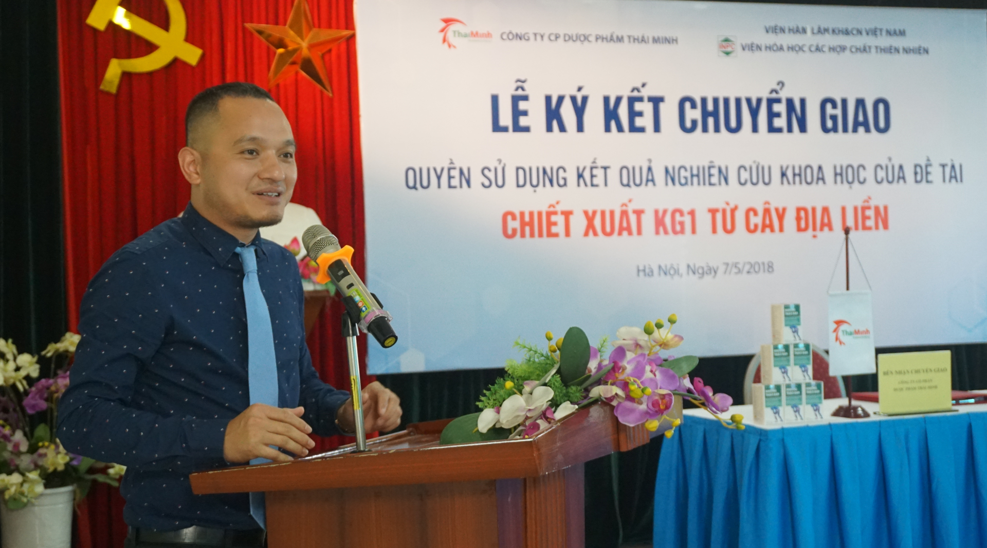 Ông Nguyễn Quang Thái - Giám đốc Công ty CP Dược phẩm Thái Minh