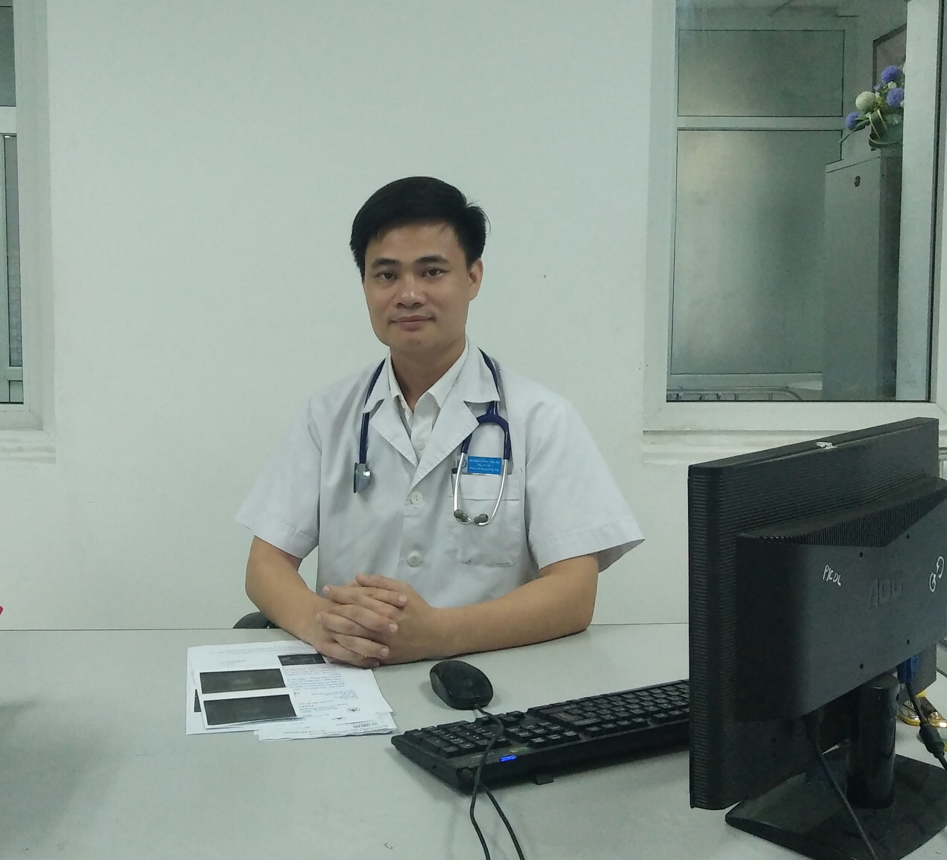 Bác sĩ chuyên khoa nhi Hoàng Công Trang, Bệnh viện ĐK Nông Nghiệp