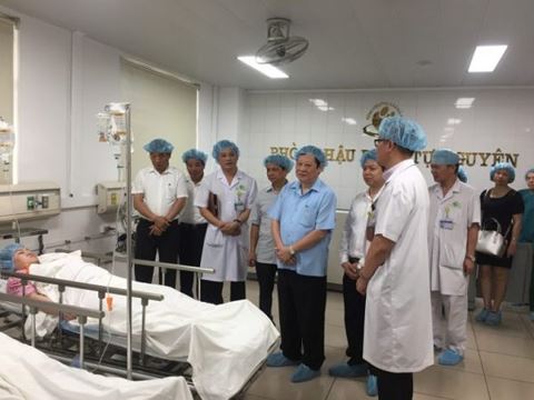 Đoàn công tác của Bộ Y tế kiểm tra tại Bệnh viện Phụ sản Hà Nội