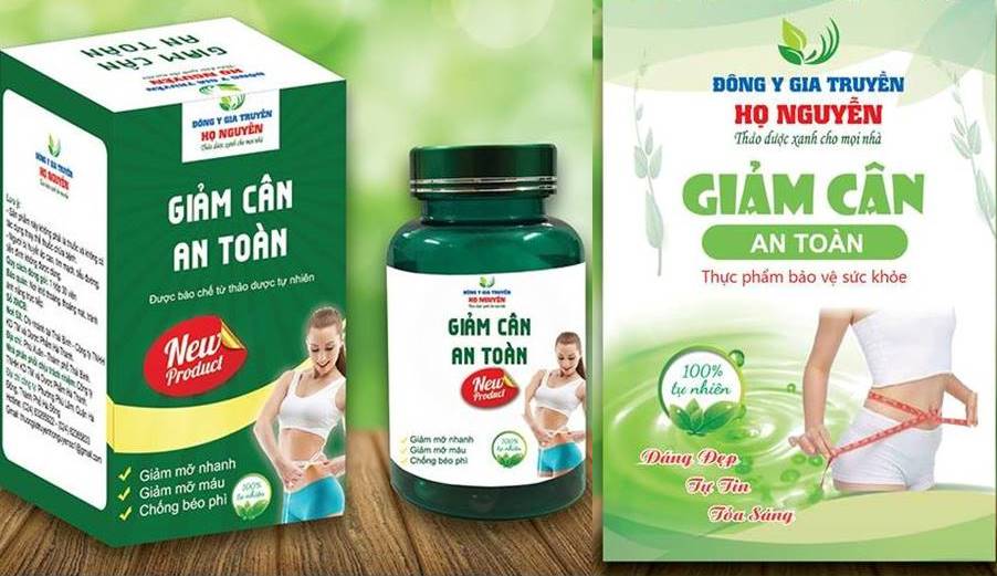 Sản phẩm thực phẩm bảo vệ sức khỏe Giảm cân họ Nguyễn