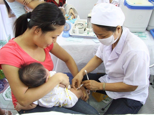   Tiêm bổ sung vaccine sởi - rubella cho trẻ em từ 1 đến 5 tuổi. Ảnh minh họa  