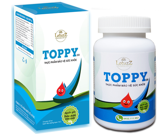   Sản phẩm Toppy được quảng cáo gây hiểu nhầm có tác dụng như thuốc chữa bệnh  