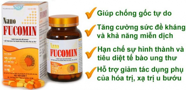   Sản phẩm Nano Fucomin quảng cáo quá đà trên mạng. Ảnh minh họa  