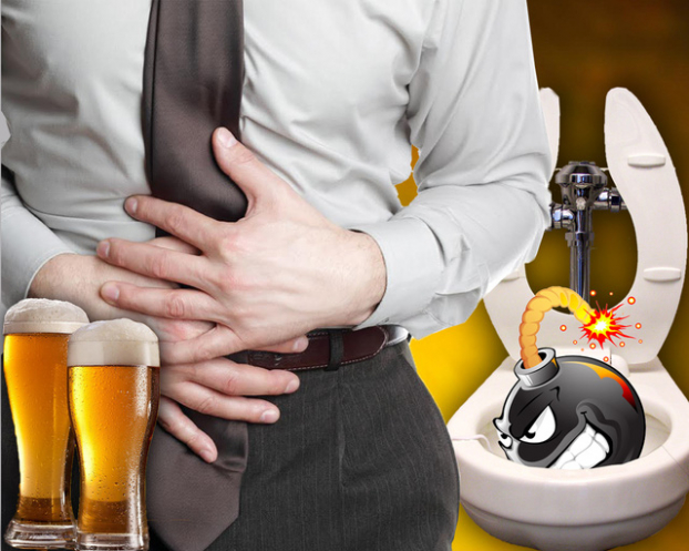   Rượu, bia ảnh hưởng nghiêm trọng đến sức khỏe đường tiêu hóa, đặc biệt biệt là gan, dạ dày. Ảnh minh họa  