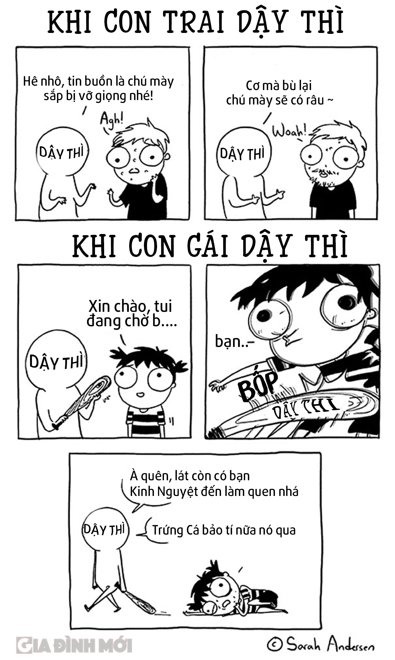 Đắng nhất là khi đã vậy còn dậy thì thất bại...