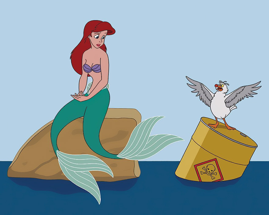 Nàng tiên cá Ariel không cần đổi lấy đôi chân làm gì nữa, bởi giờ đây đất liền cũng đâu còn