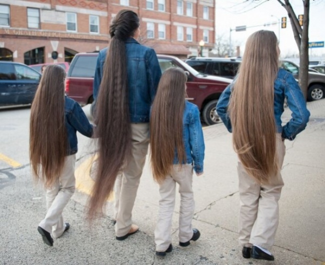 Mái tóc truyền thống của gia đình