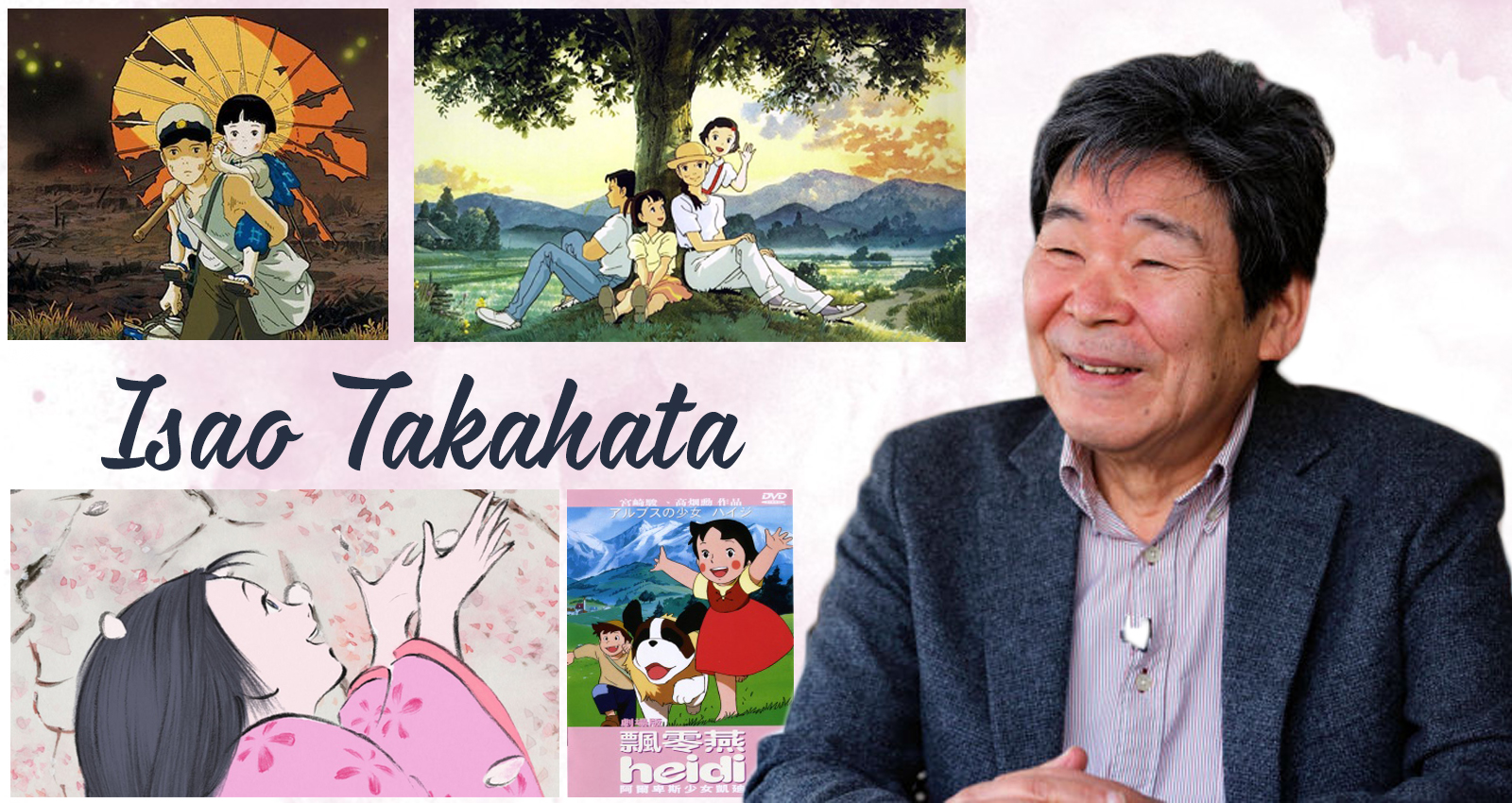Isao Takahata đã để lại rất nhiều tác phẩm nổi bật và cống hiến cho những bộ phim làm nên tên tuổi của Ghibli Studio