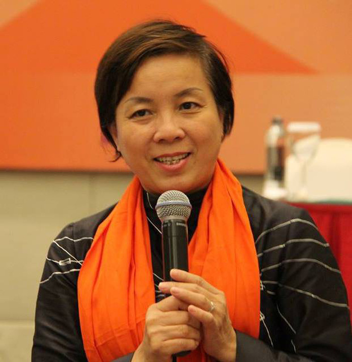 Bà Nguyễn Vân Anh, người sáng lập và đang là Giám đốc Trung tâm CSAGA