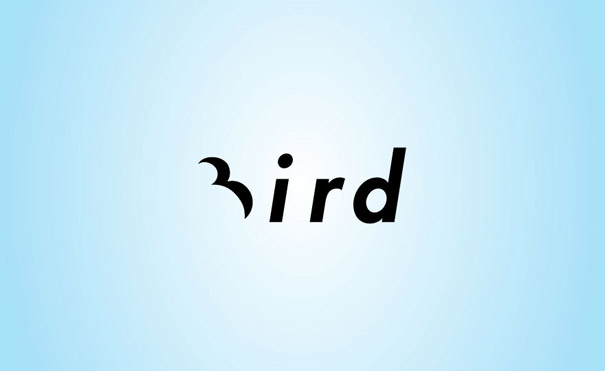Chú chim (bird) trong logo - một logo thú vị chính là một logo gợi suy nghĩ cho người xem