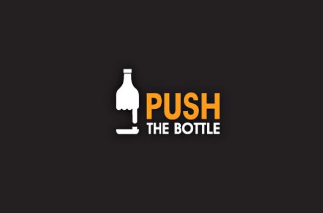 Ấn vào chai (Push the bottle)