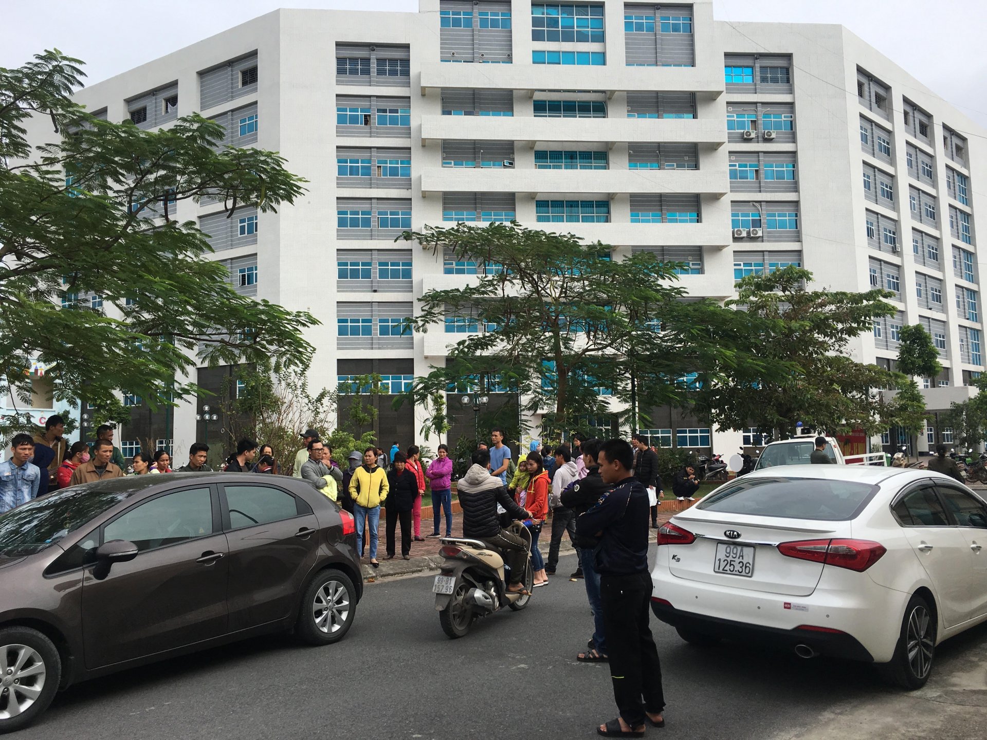 Bệnh viện Sản nhi Bắc Ninh nơi xảy ra sự việc.