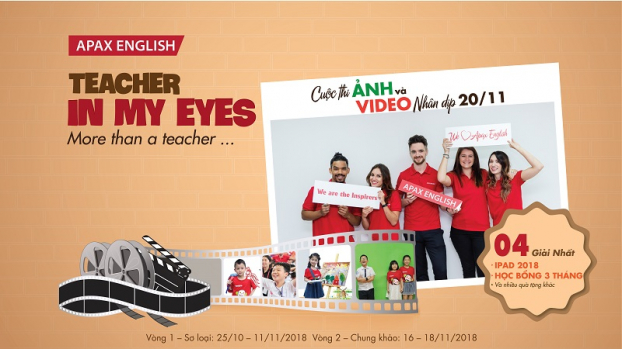 Apax English phát động cuộc thi “Teacher in my eyes” với giải thưởng lên tới 100 triệu 0