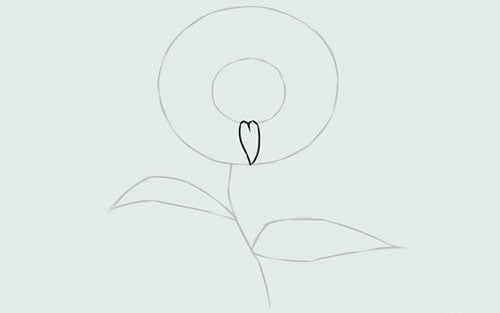 Cách vẽ hoa hướng dương đơn giản và đẹp nhất 7