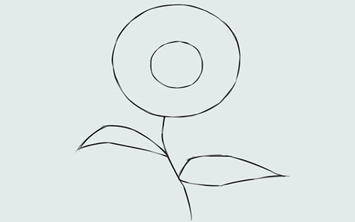 Cách vẽ hoa hướng dương đơn giản và đẹp nhất 6