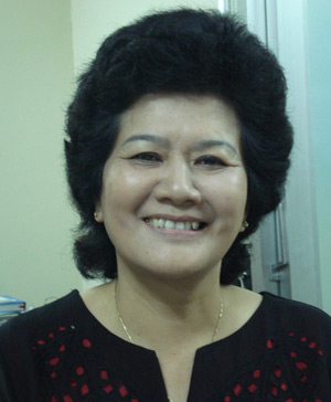   Bà Ninh Thị Hồng - Ủy viên Thường vụ Hội Bảo vệ quyền trẻ em Việt Nam  