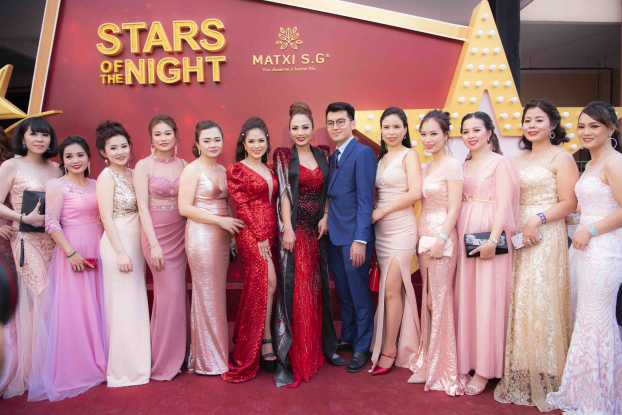   Bà Lê Thị Hồng Nhung - CEO Mat Xi S.G và nhãn hàng Golean Detox trong chương trình Stars of The Night tối 20/1/2019  