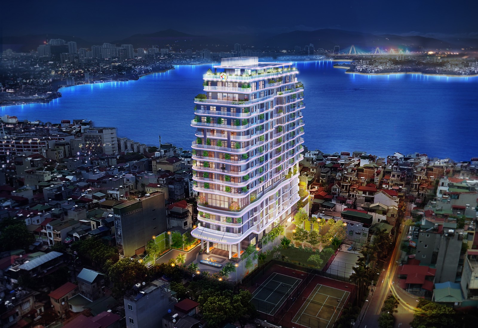    Five Star West Lake sở hữu vị trí đắc địa tại 162 Hoàng Hoa Thám - 167 Thụy Khuê  