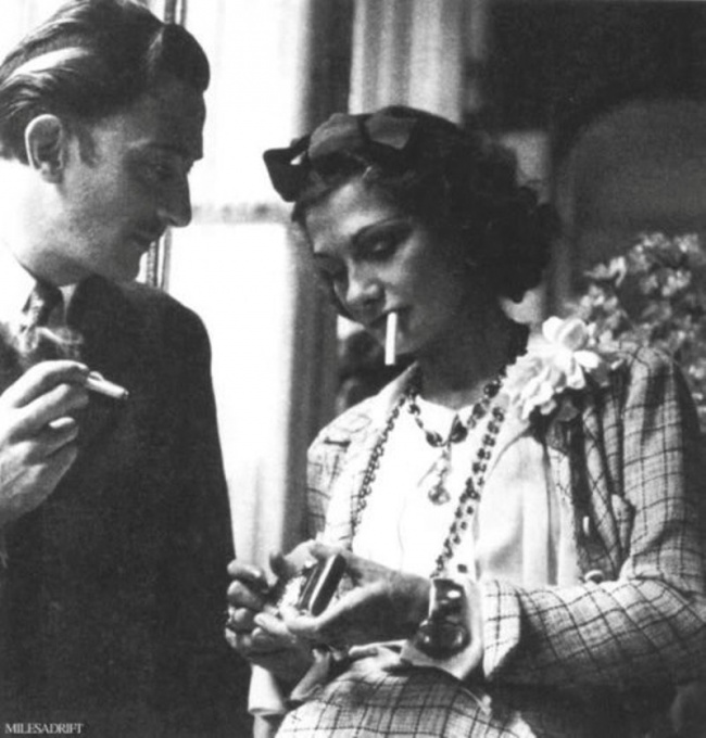 Salvador Dali và Coco Chanel