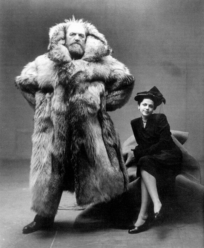 Nhà thám hiểm Bắc cực Peter Freuchen cùng vợ, 1947