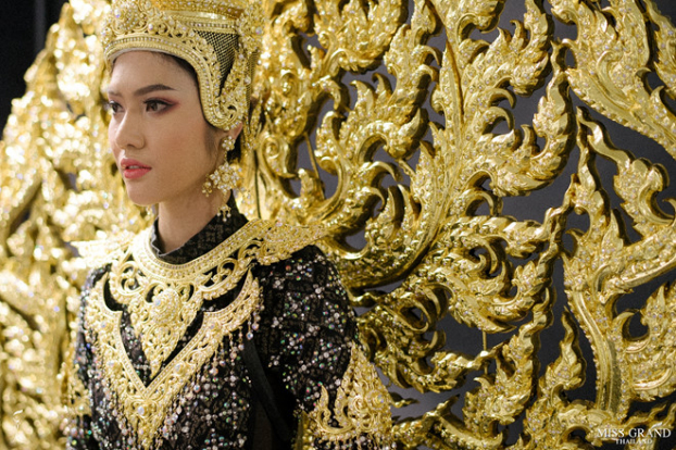   Trang phục dân tộc ấn tượng của hoa hậu Miss Grand Thailand vừa được hé lộ  