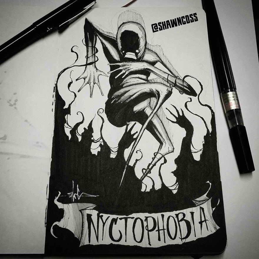 6. Nyctophobia - Sợ bóng tối. Đây là chứng sợ hãi phổ biến nhất ở trẻ em