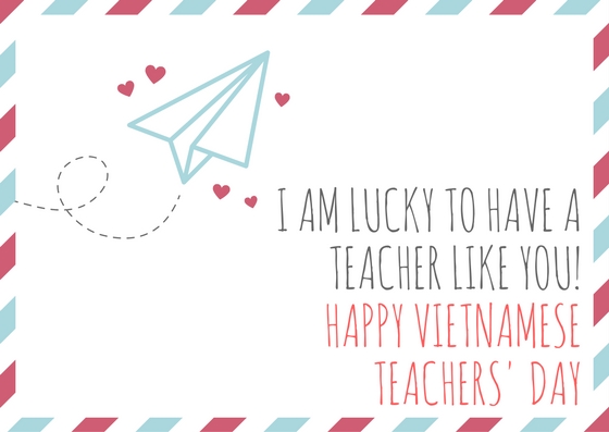 Em thật may mắn vì được có một người thầy như thầy! Chúc mừng ngày Nhà giáo Việt Nam - Gia Đình Mới