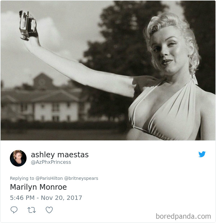 Marilyn Monroe cũng đã biết selfie từ rất lâu rồi!
