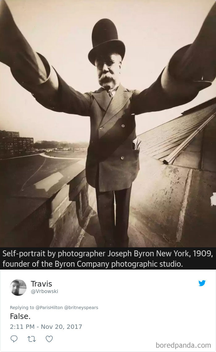 Bức ảnh tự chụp của nhiếp ảnh gia Josseph Byron năm 1909