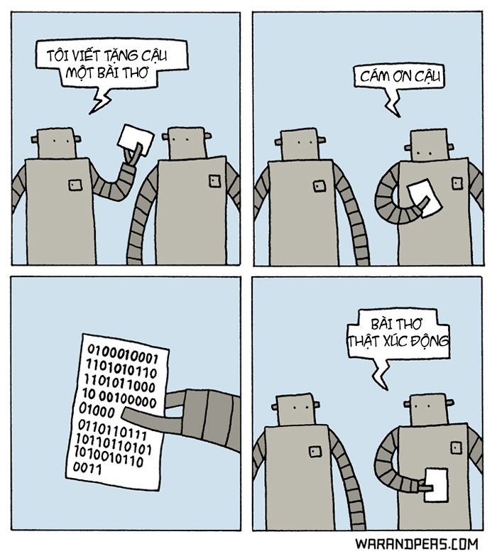 Chỉ robot và lập trình viên mới hiểu