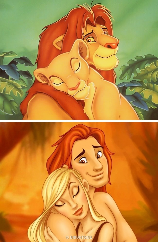 Simba và Nala trong Vua sư tử