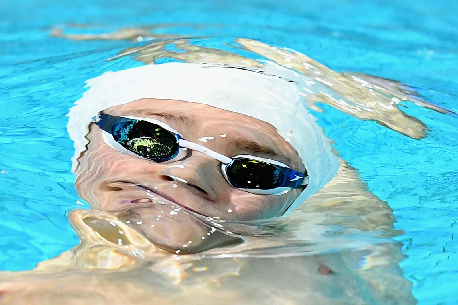 Hình ảnh của vận động viên Andrew Rice ở một giải bơi lội của Úc ngày 9/8